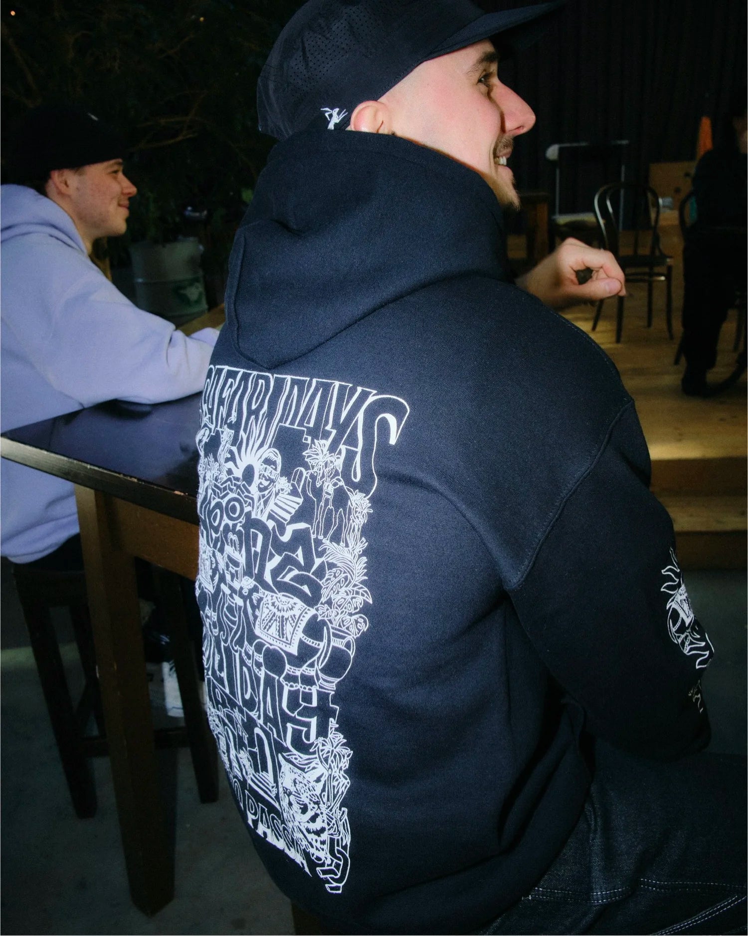 Hoodie Safaridays - Schwarz