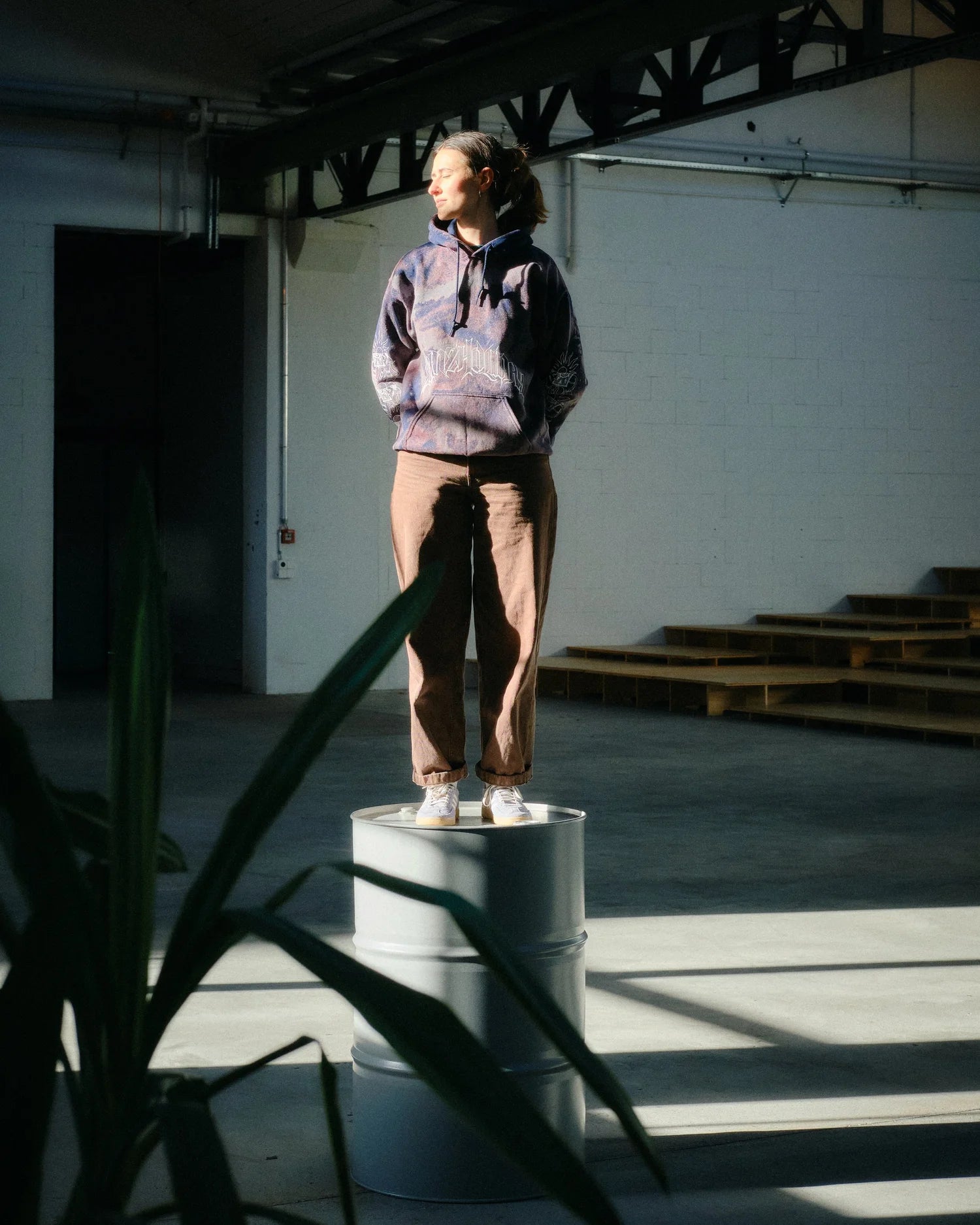 Hoodie Safaridays - Navy Blau Javel