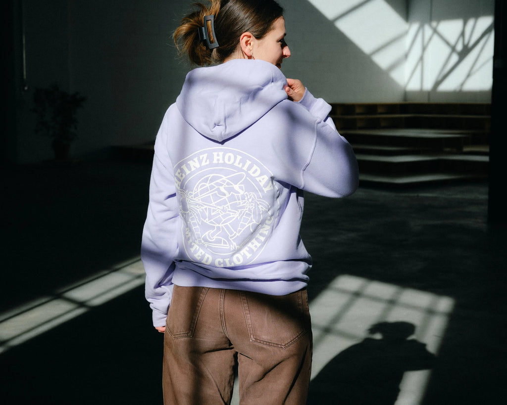 Hoodie - Orchideen Violett