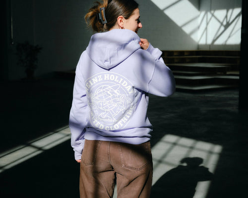 Hoodie - Orchideen Violett