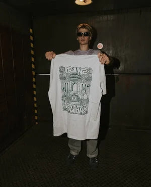 T-shirt FOREVER VACATION - heather grey