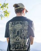 T-shirt FOREVER VACATION - schwarz