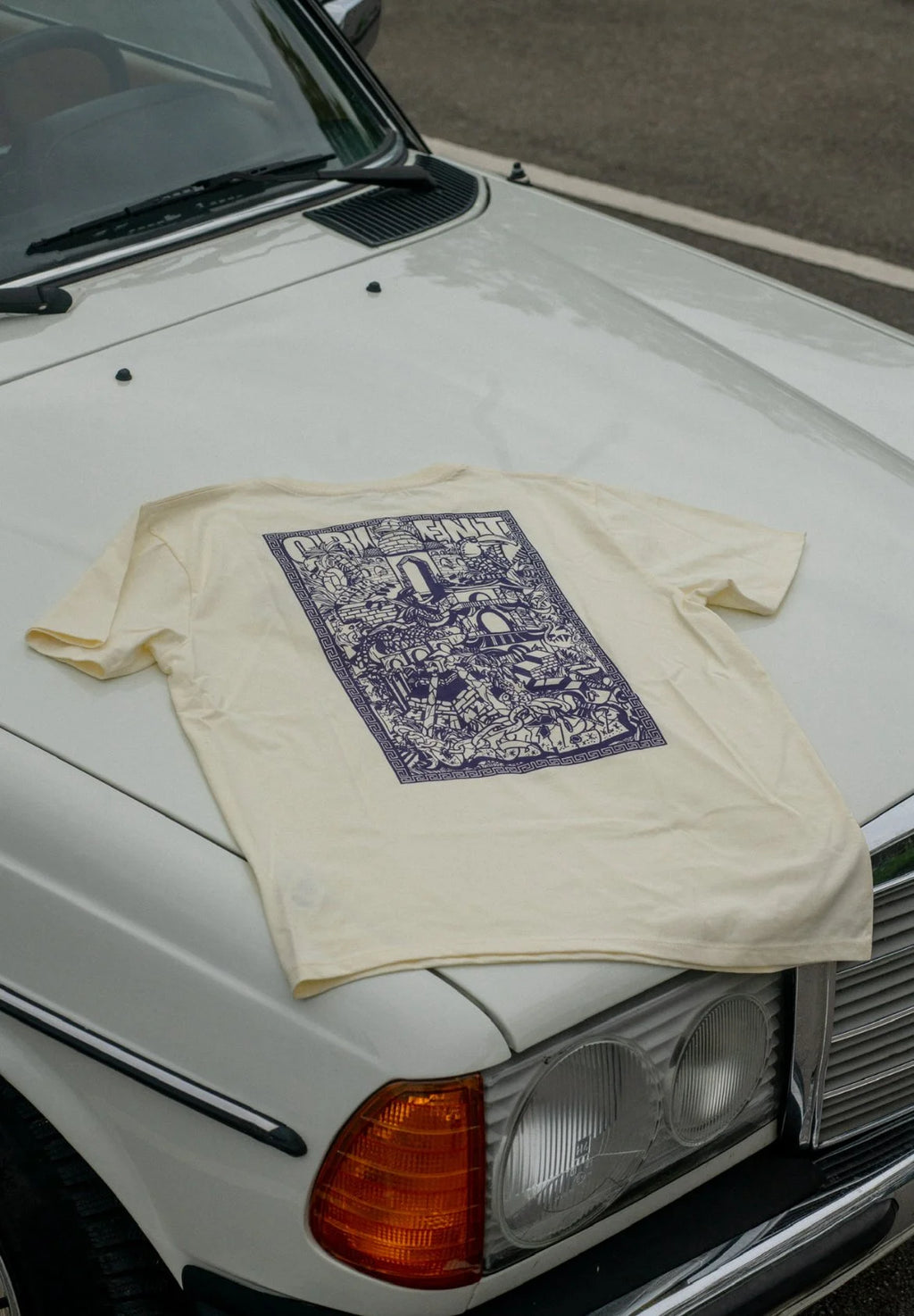 T-shirt ORIENT EXPRESS - ecru weiss