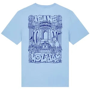 T-Shirt FOREVER VACATION - soul blue